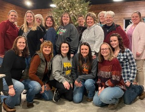 Some ladies from our team made Porch Pots at Atwood's Seasonal Experience December 2024. 